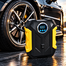 12V Portable Tyre Inflator – Compact Electric Air Compressor with Pressure Gauge