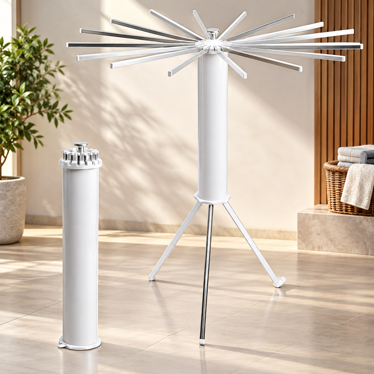 AeroSpin™ 360° Foldable Drying Tower