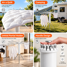 AeroSpin™ 360° Foldable Drying Tower