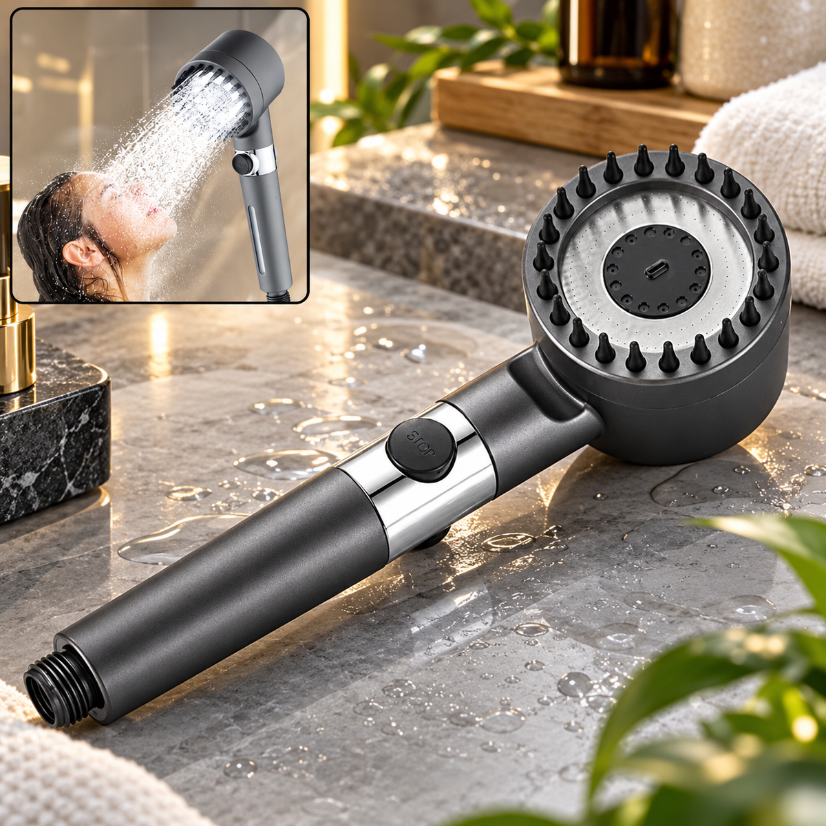 AquaPure™ 3-Mode Filter Shower Head