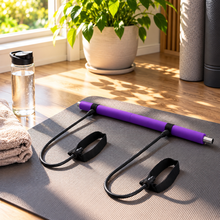 FlexCore Resistance Pilates Bar Set – Full Body Home Workout & Stretching Trainer