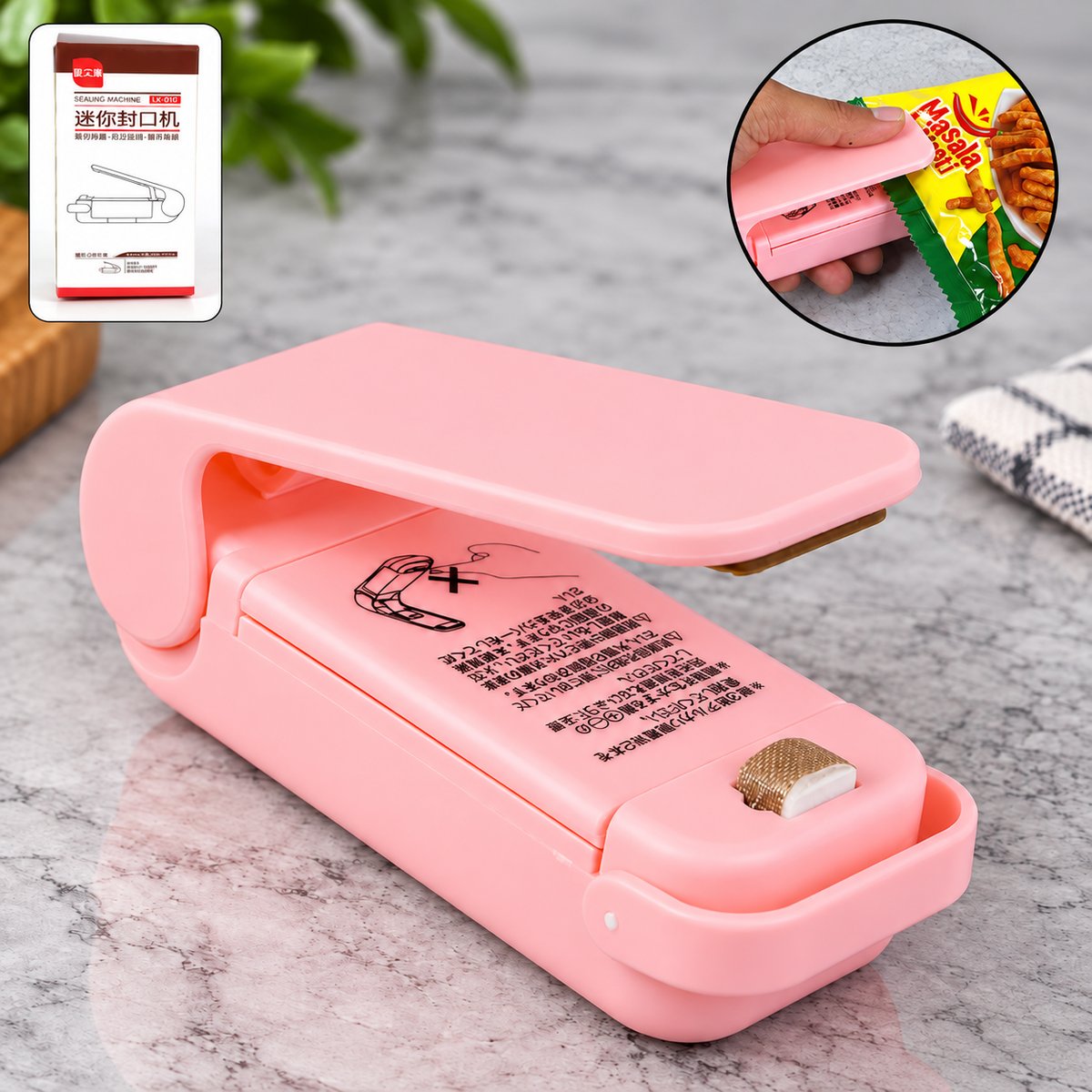 FreshLock™ Mini Heat Sealer – Portable Bag Sealing Tool