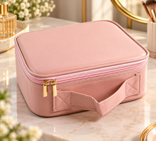 LED Vanity Makeup Organizer with Touch Mirror