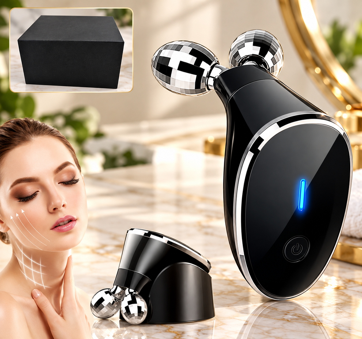 Micro-current Facial Sculpting Roller