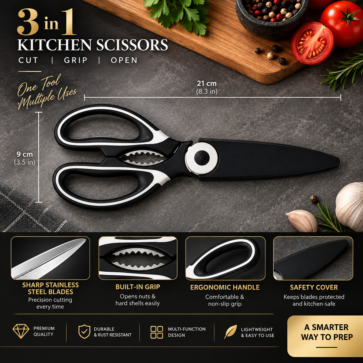 Multipurpose Kitchen Scissors