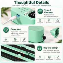 Portable Vacuum Freshness Sealer – USB Rechargeable Food Storage Pump