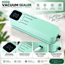 Portable Vacuum Freshness Sealer – USB Rechargeable Food Storage Pump