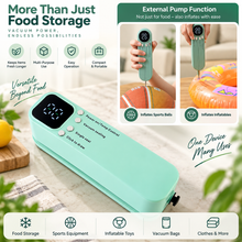 Portable Vacuum Freshness Sealer – USB Rechargeable Food Storage Pump