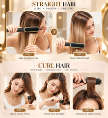 Premium Ceramic Hair Straightening Brush
