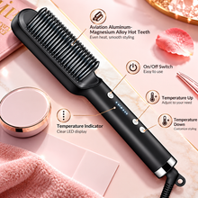 Premium Ceramic Hair Straightening Brush