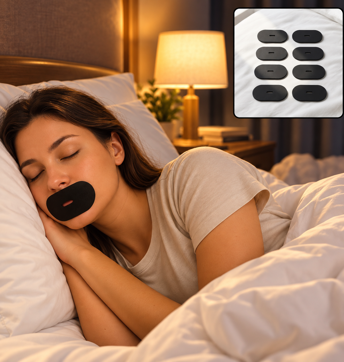 SleepSeal™ Gentle Mouth Patches – 30 Pack