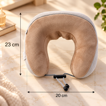 CloudRest™ Rechargeable Neck Comfort Pillow – U-Shaped Vibration Massager
